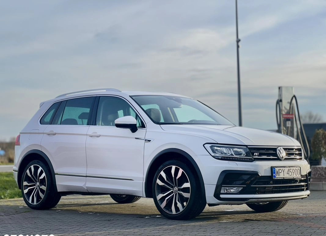 Volkswagen Tiguan cena 95600 przebieg: 190000, rok produkcji 2016 z Jedwabne małe 277